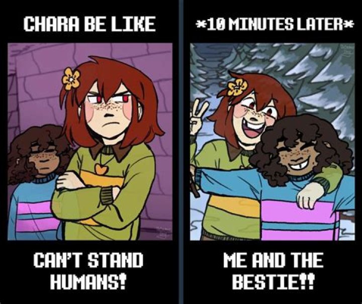 'Doing this shows chara ·