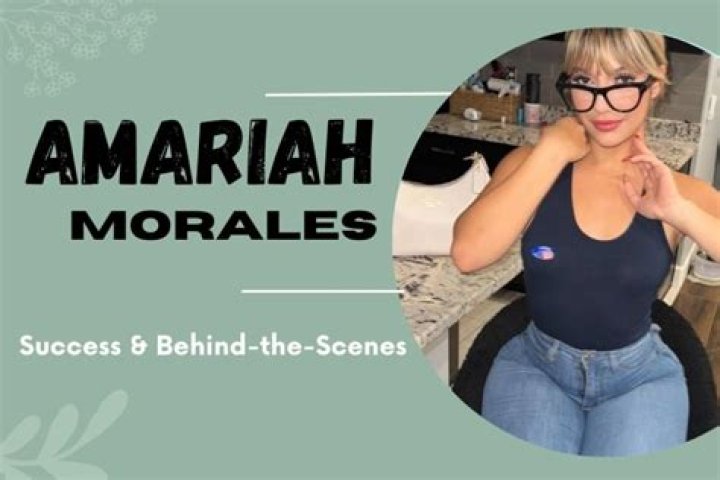Amariah Morales' OnlyFans Leak Uncovered