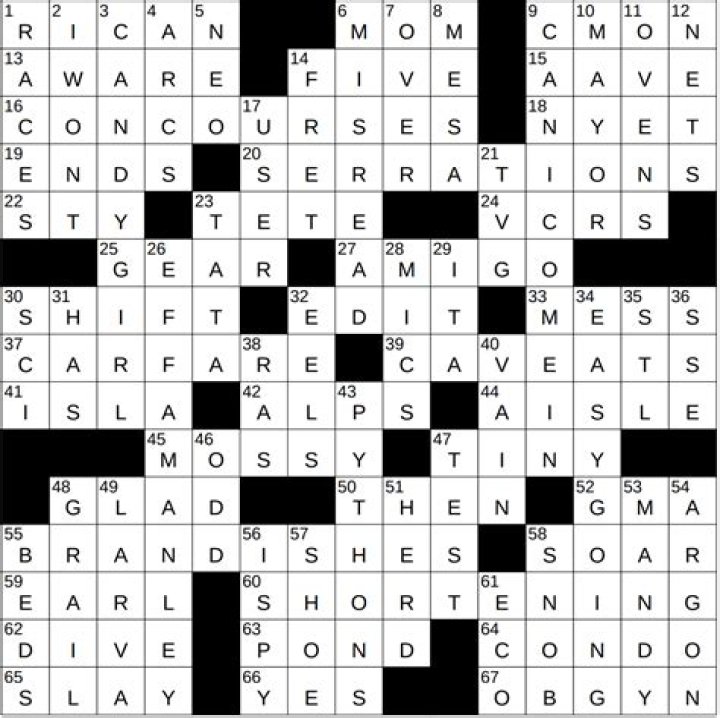 Is clueless about pop culture and current events, so to speak Crossword Clue Universal