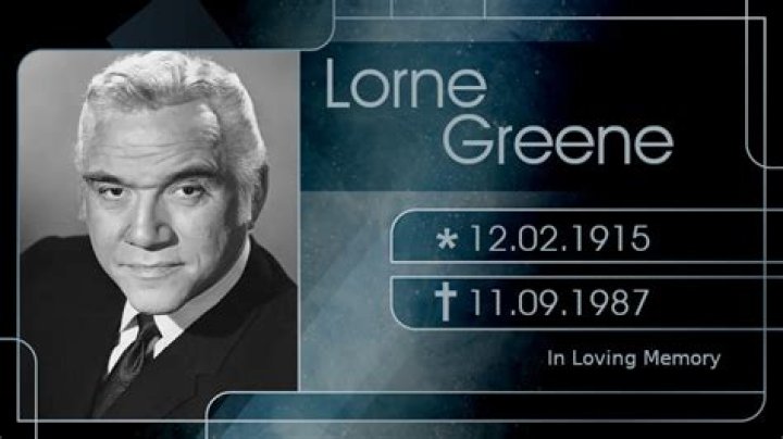 Lorne Greene Bio, Family, Education, Wife, Death, History