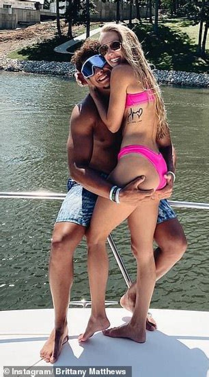 Patrick Mahomes Girlfriend Brittany Matthews ·