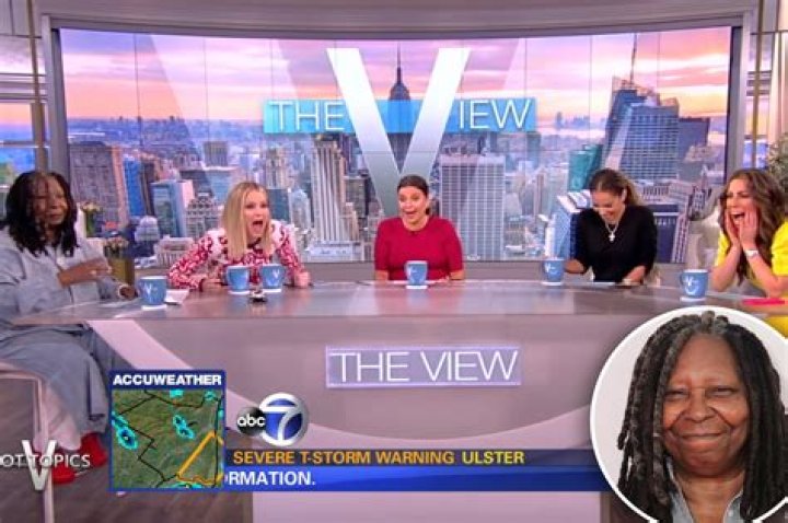 The View's Whoopi Goldberg shares exciting career news backstage on show